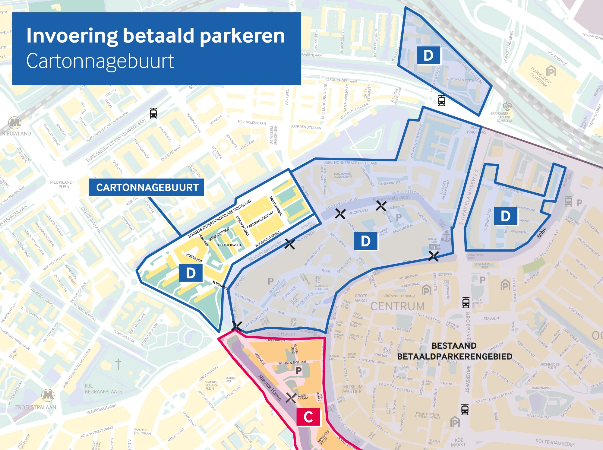 sector D incl. uitbreiding Cartonnagebuurt