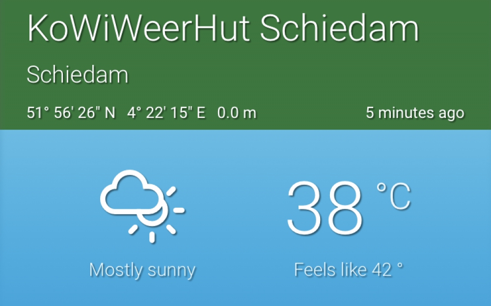 Ook record in Schiedam: 38,1 graden