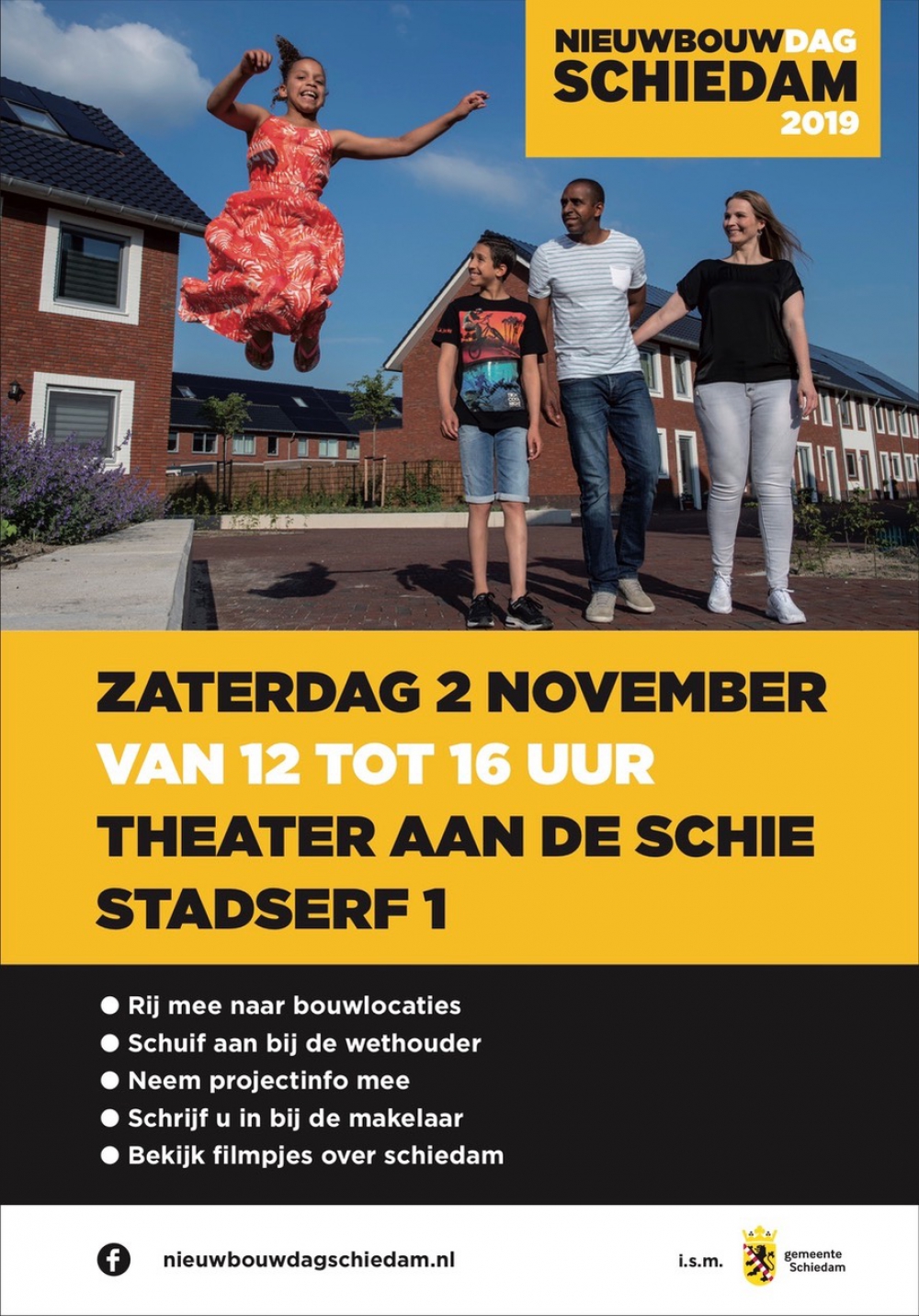 Nieuwbouwdag Schiedam op 2 november in foyer theater