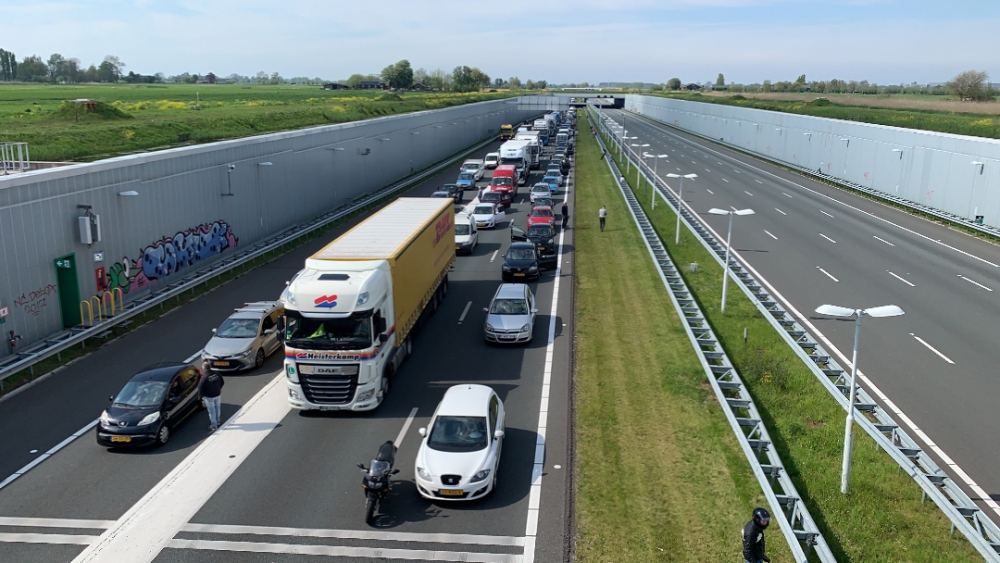 Ketheltunnel naar verwachting om 19:00 uur weer helemaal open