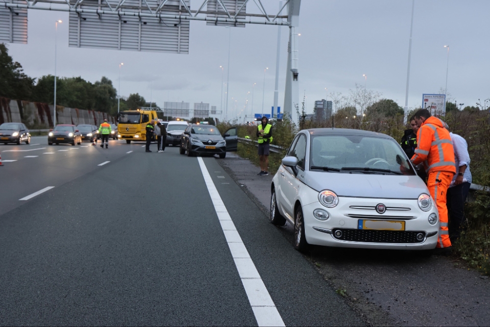 Twee ongevallen na elkaar op snelweg