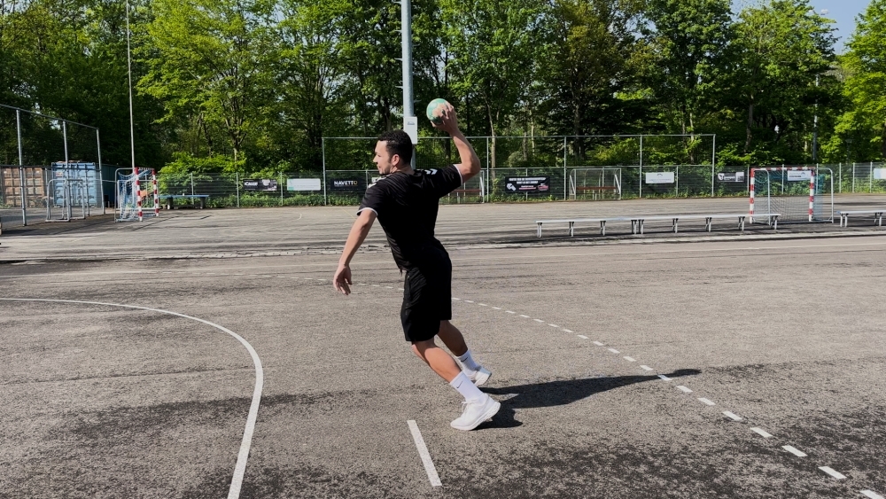 Clyde Marengo in actie, winnaar van Talent van het Jaar 2024