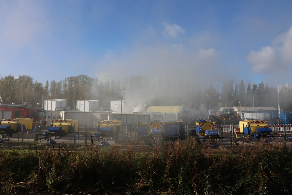 Brand bij Irado zorgt voor veel rook, milieustraat rest van de dag gesloten