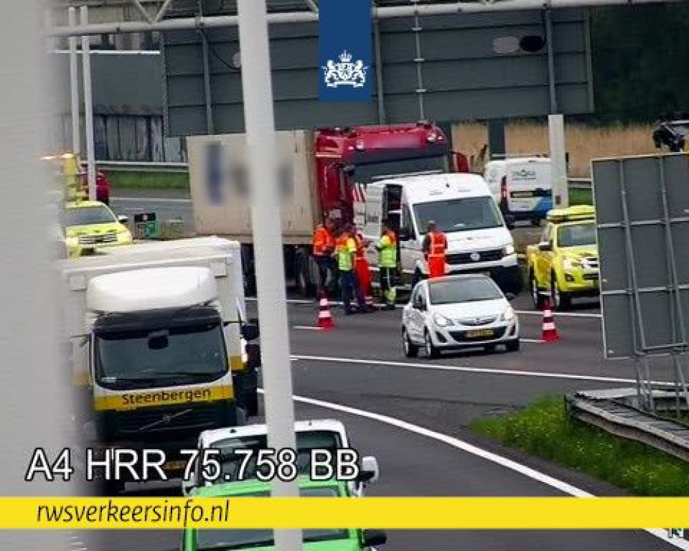 Kapotte vrachtwagen zorgt voor vertraging bij Beneluxtunnel