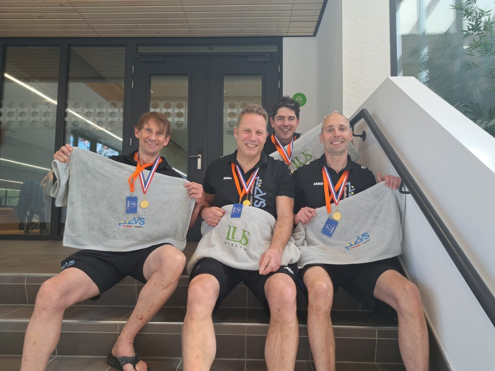 De goudenploeg 4x100 meter vrij