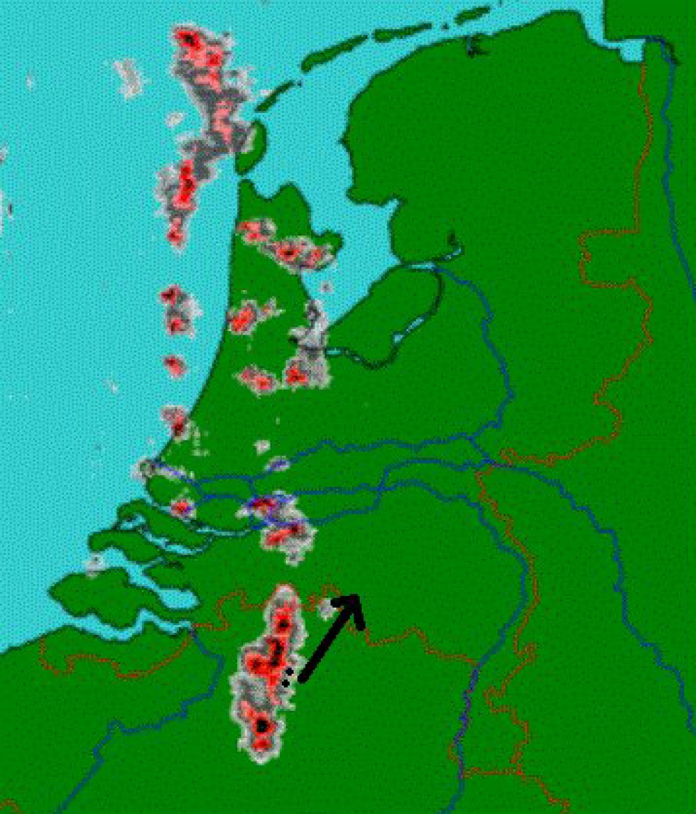 Code geel voor onweer, hagel en windstoten