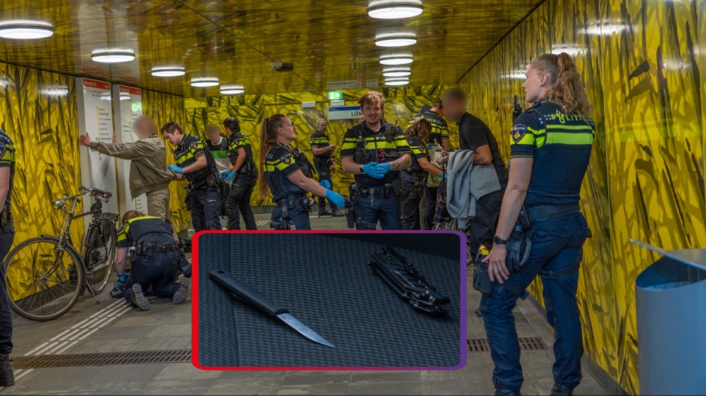 Messen aangetroffen bij fouilleeractie station Vlaardingen-Oost