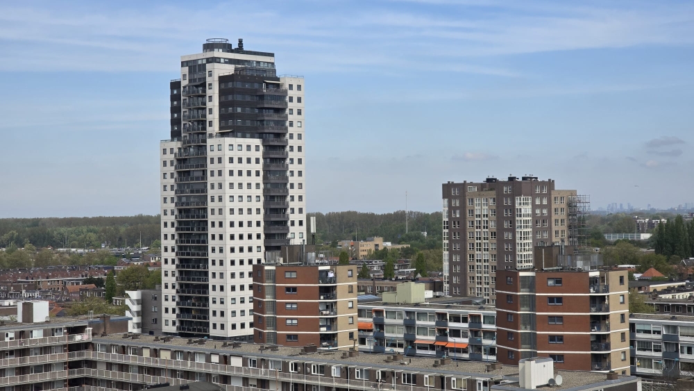 De huidige hoogbouw in het Vlaardingse binnenstad