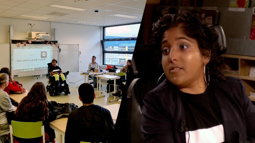 Met een handicap vind je minder snel een stage of baan, tot je de media opzoekt