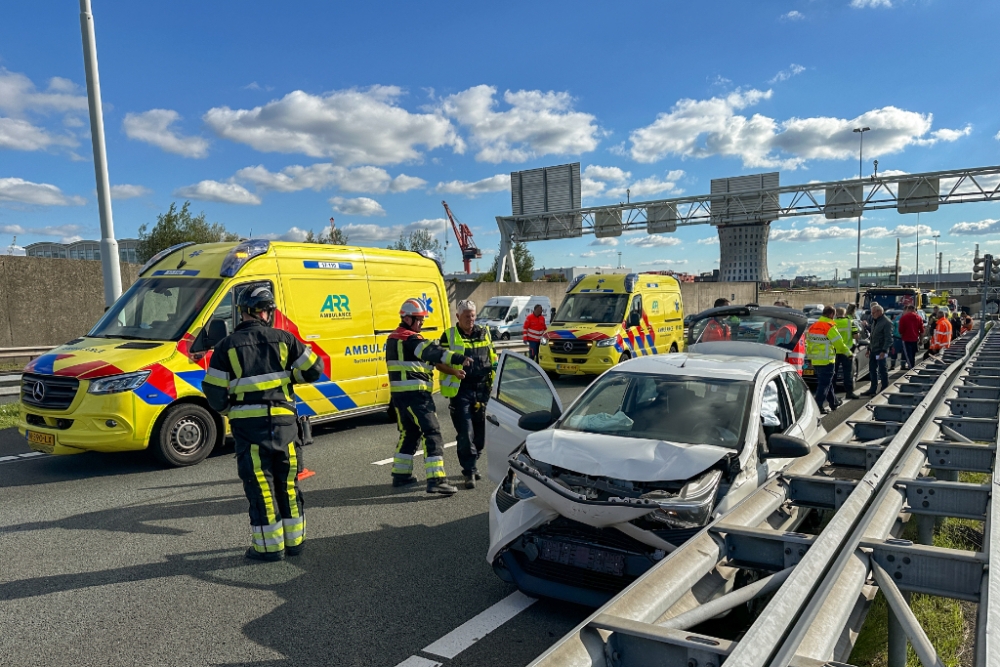 Ongelukken op snelwegen zorgen voor flinke files