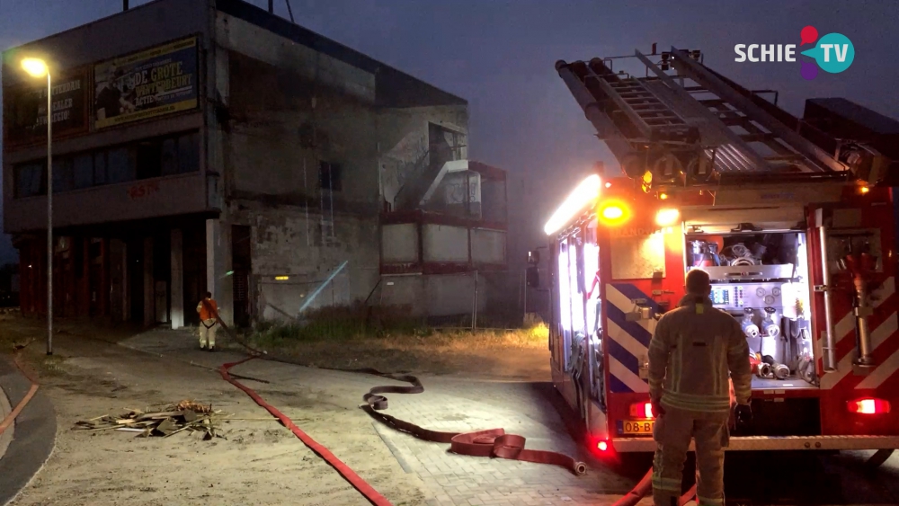 Weer brand in gebouw aan de Nieuwpoortweg