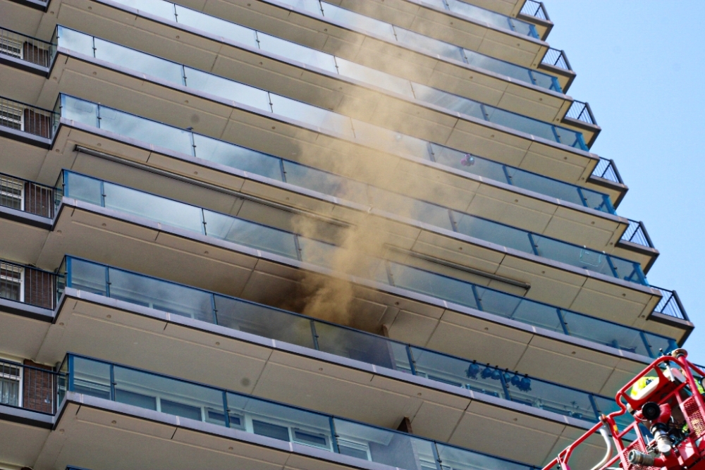 Angst voor herhaling na brand Heijermansflat Schiedam