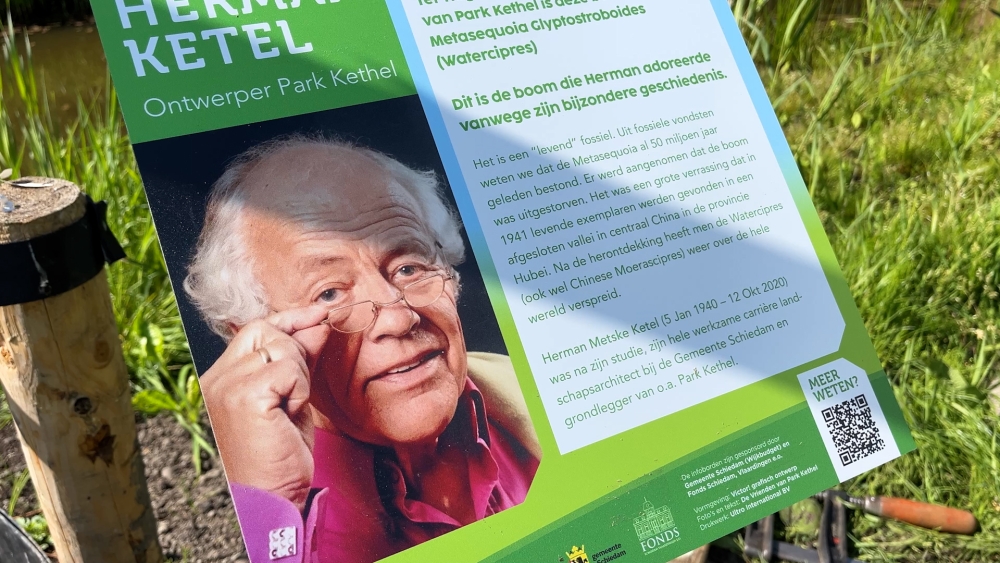Herman Ketel maakte van polderlandschap in Kethel een park