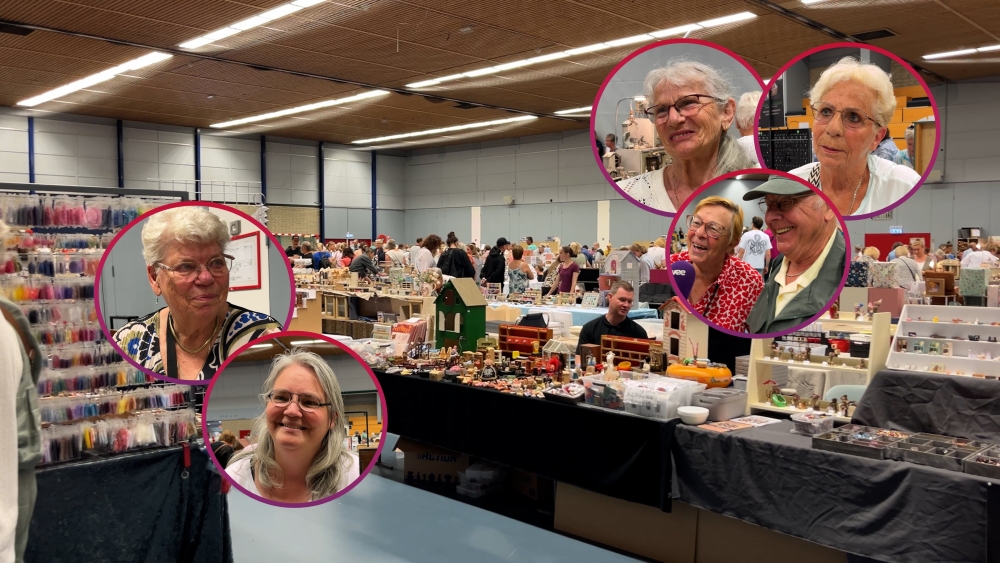 Drukte op eerste poppenhuisbeurs in Schiedam: ‘Ik heb twaalf poppenhuizen’