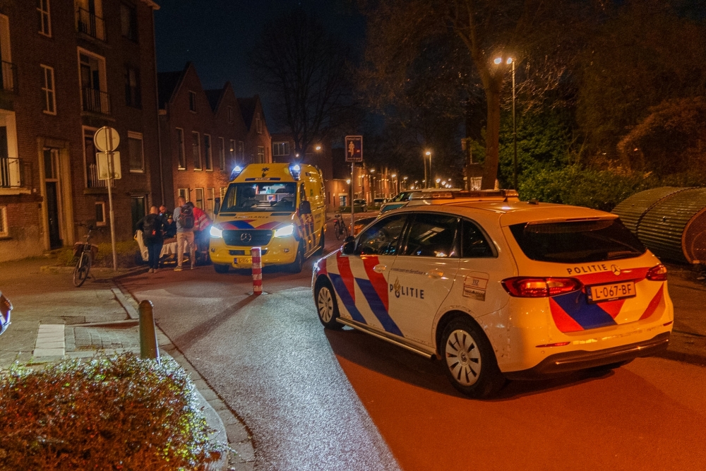 Man raakt gewond door val van fiets op Schiedamseweg