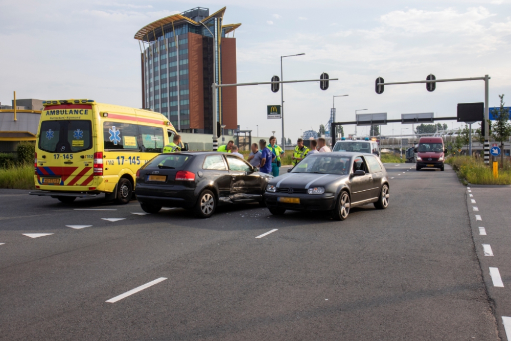 Behoorlijke schade bij botsing