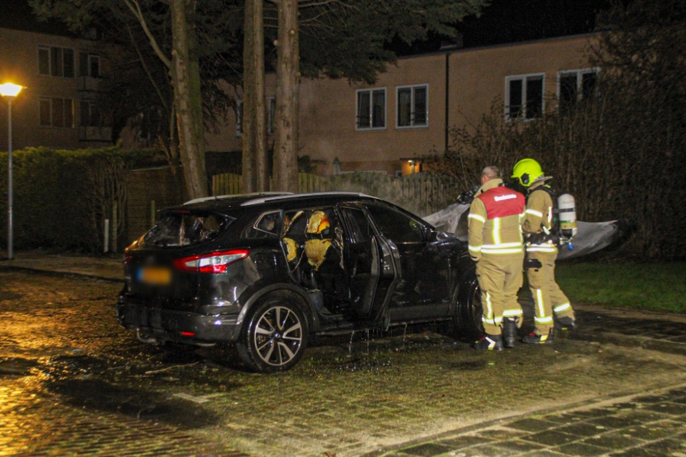 Auto voor de tweede keer in brand gestoken