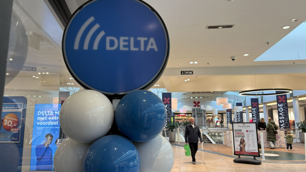 DELTA sluit winkel in Schiedamse Passage, steeds minder fysieke bezoekers