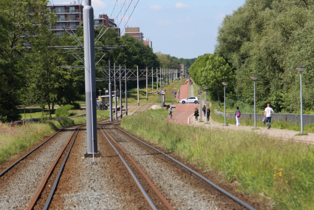 Tramverkeer gestremd door kapot materieel