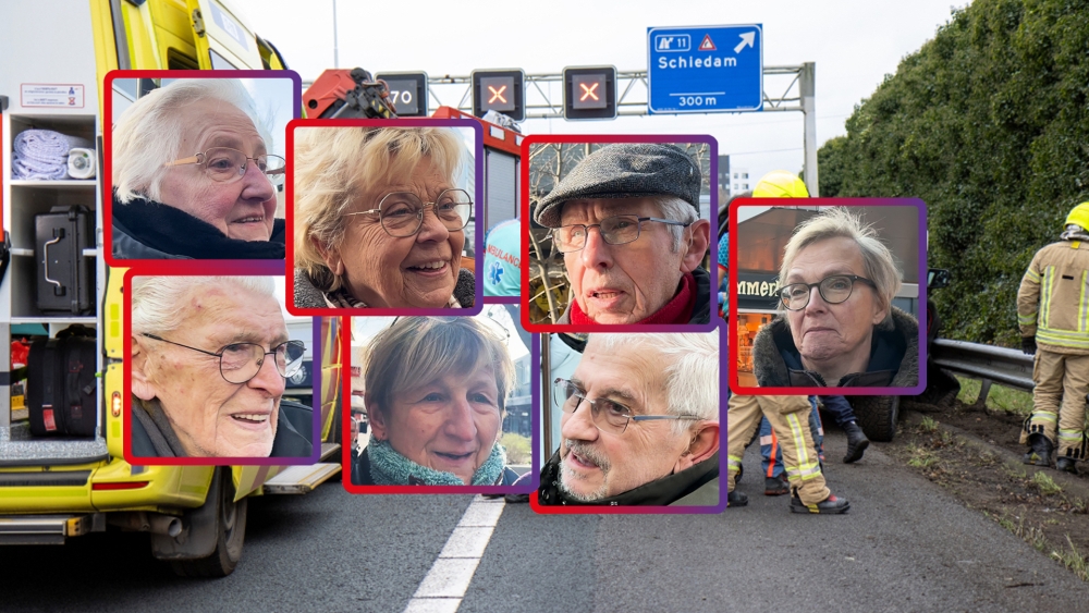 Rijden Schiedammers en Vlaardingers wel eens door een rood kruis over de snelweg?