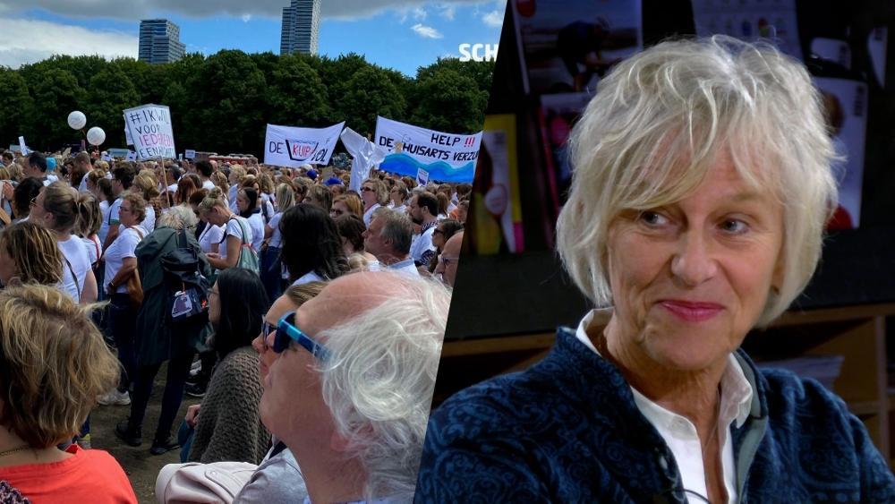 "Nog even en we gaan kopje onder" zegt huisarts Lieneke van de Griendt over de druk op de zorg