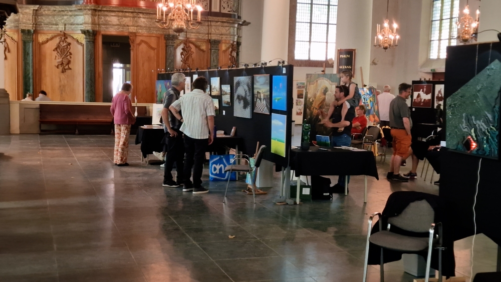 Weekend lang kunst in de kerk: ‘Verbaasd over de verschillende stijlen’
