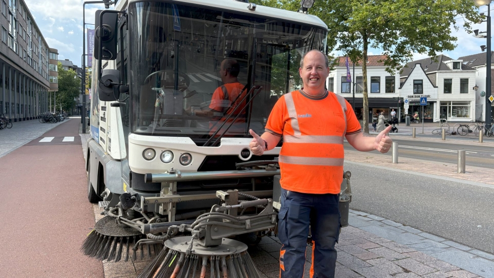 Pascal zorgt al 25 jaar voor schone straten in Schiedam