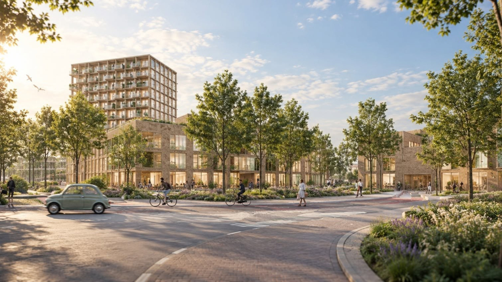 Geen Decathlon maar 161 woningen naast Van der Valk Hotel Schiedam