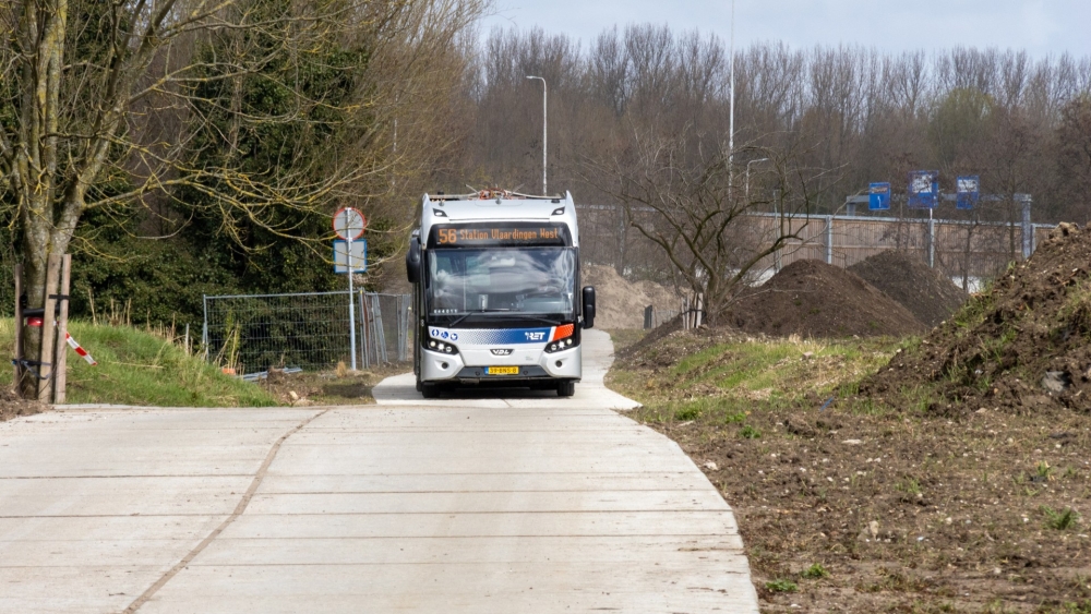 Administratieve misser bij aanleg tijdelijke busbaan Marathonweg: fout bij vergunning