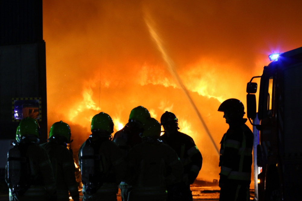 Brand bij afvalverwerker in Vlaardingen