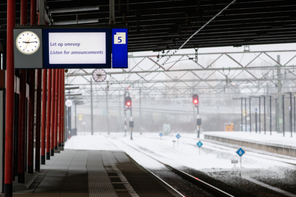 Zeker tot 12:00 uur geen treinverkeer mogelijk