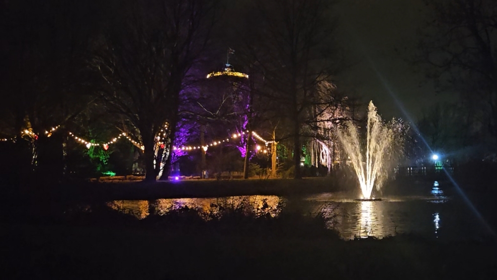 Een winterplein en lichtjesroute: Vlaardingen Straalt keert terug naar het park