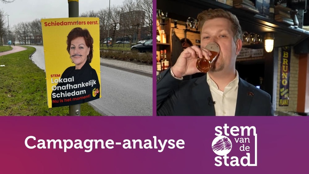 Campagne-analyse: de snor van Rotteveel en gratis bier in Vlaardingen