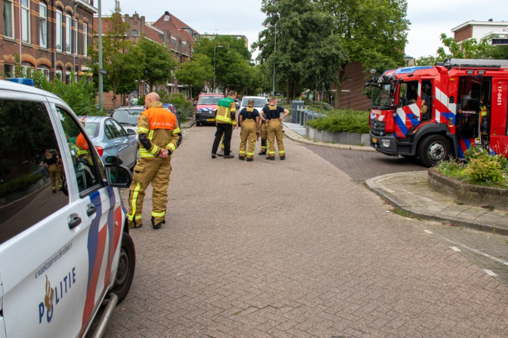 Hulpdiensten rukken uit voor &#039;brandbare&#039; lucht in Schiedam