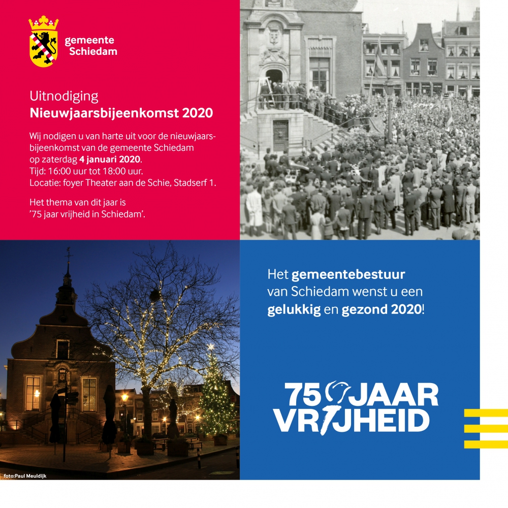 Nieuwjaarsbijeenkomst in teken van 75 jaar vrijheid