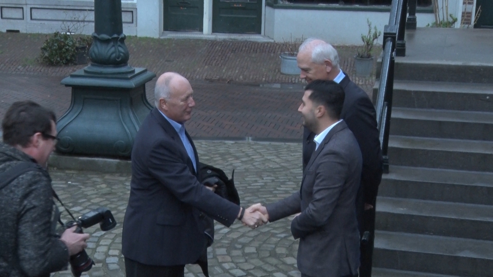 Amerikaanse ambassadeur Pete Hoekstra in Schiedam