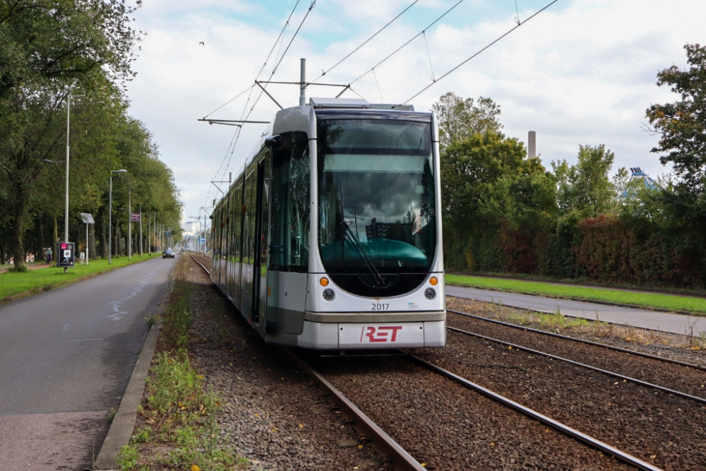 Tramverkeer gestremd door defecte tram