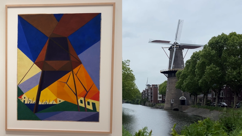 Abstracte kunst met een Schiedamse verrassing: ‘Zal wat grijzer zijn geweest’