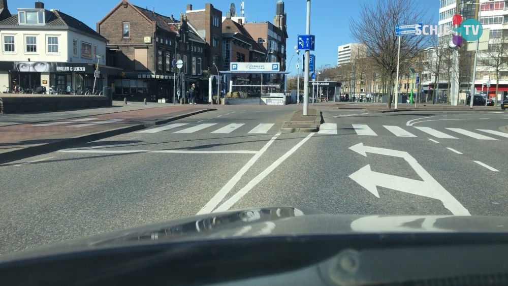 Zondagmiddag in Schiedam tijdens de coronacrisis