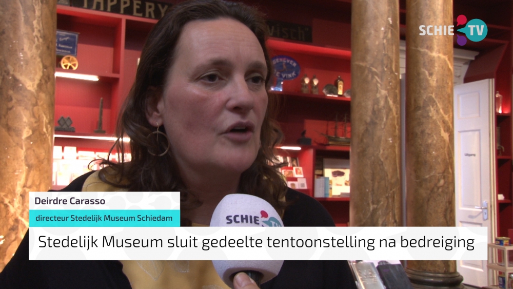 Stedelijk Museum Schiedam ontvangt bedreiging en sluit museumzaal