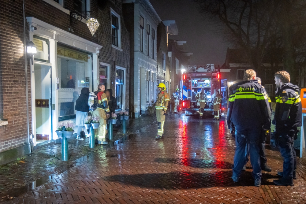Brandmelding bij goudsmid blijkt mistgenerator door stroomstoring