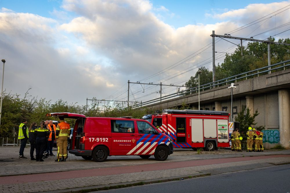 Treinverkeer van en naar Schiedam plat door brandstichting