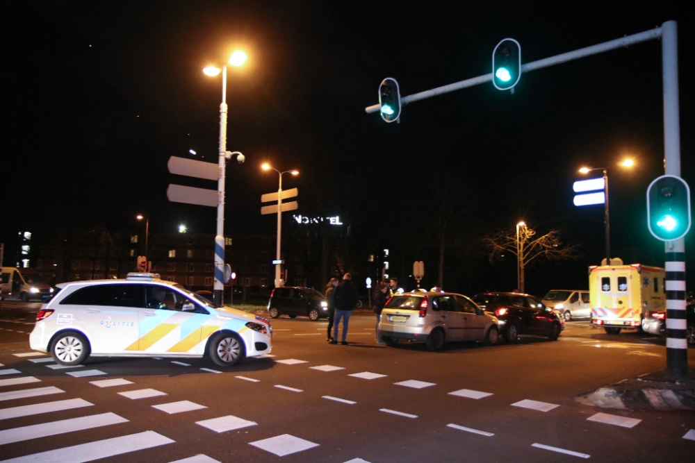 Verkeershinder na kop-staart botsing