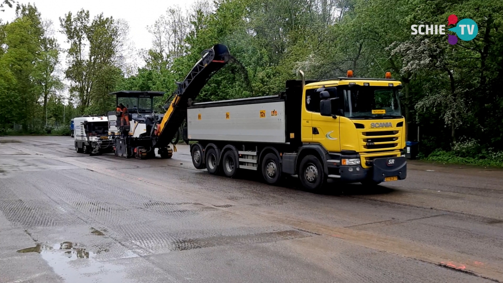 Parkweg en parkeerterrein Beatrixpark op de schop