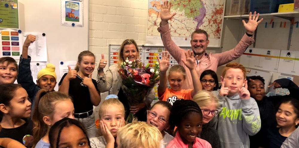 Juf Daniëlle van De Klinker viert 25-jarig jubileum in het onderwijs