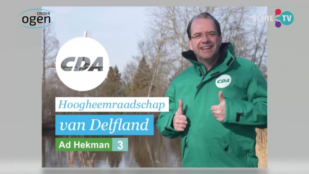 De ervaren CDA-politicus Ad Hekman is kandidaat bij de Waterschapsverkiezingen