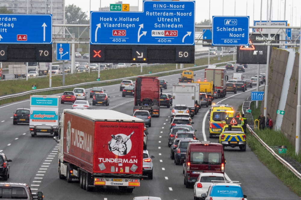 Ongeval op A4