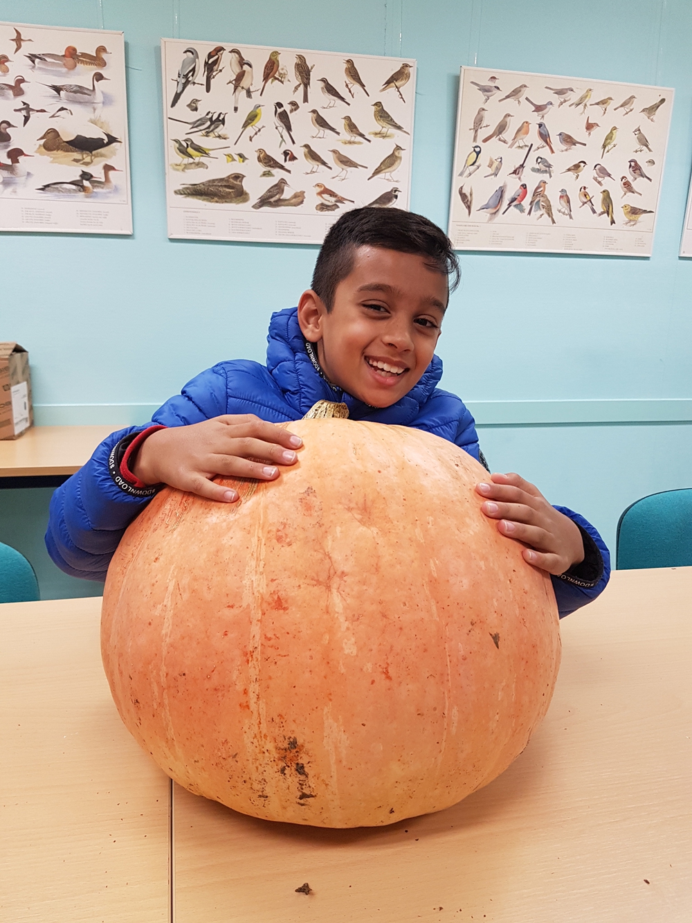 Gelukkige winnaar megapompoen Kindertuinseizoen 2019