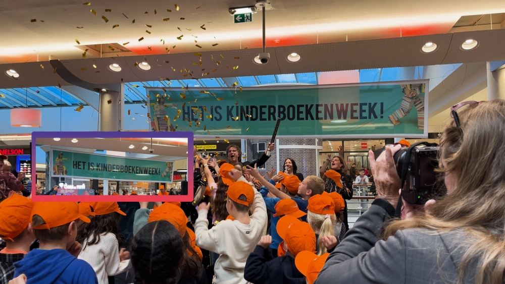 Kinderboekenweek feestelijk afgetrapt met flashmob in de Passage