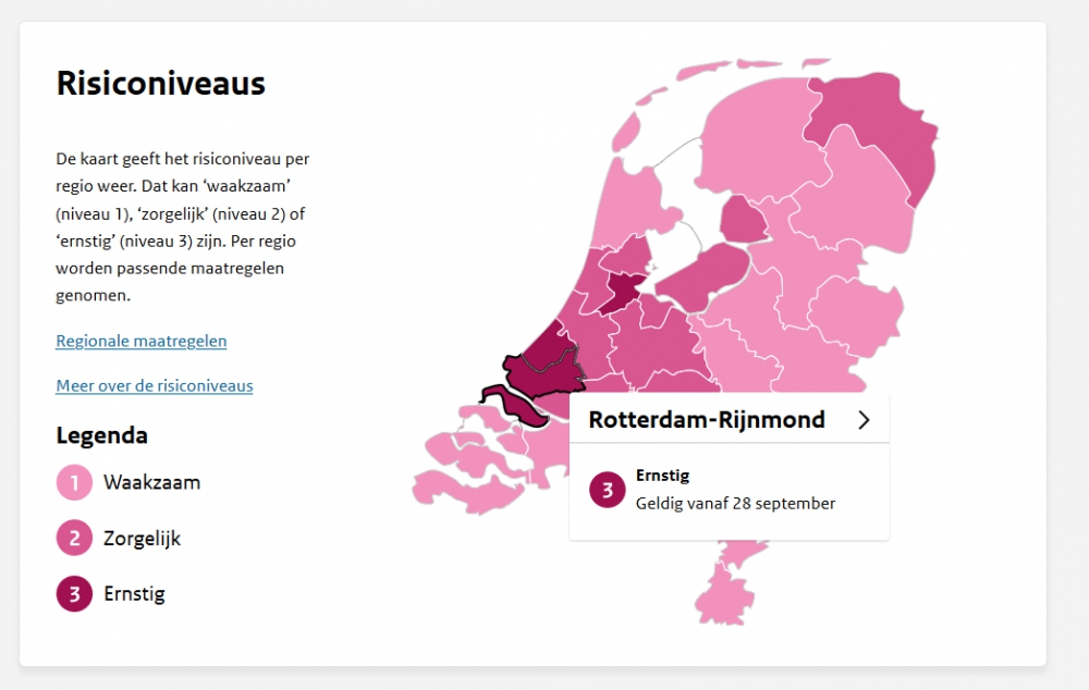 Onze regio opgeschaald naar &#039;ernstig&#039;